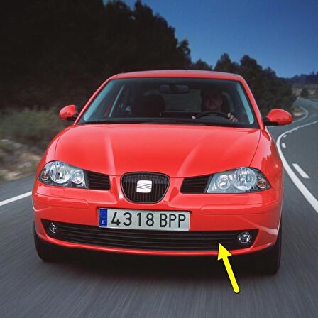 Seat İbiza 2003-2009 Ön Tampon Sol Sis Farı Kapağı 6L0853665L