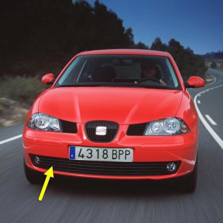 Seat İbiza 2003-2009 Ön Tampon Sağ Sis Farı Kapağı 6L0853666L