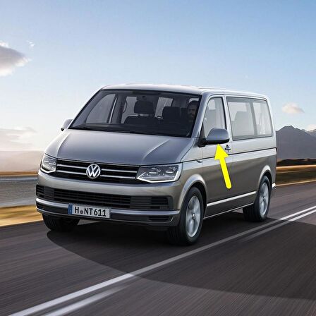 VW Transporter 2016-19 Sol Dış Dikiz Ayna Alt Kapağı Siyah 7E1857603B