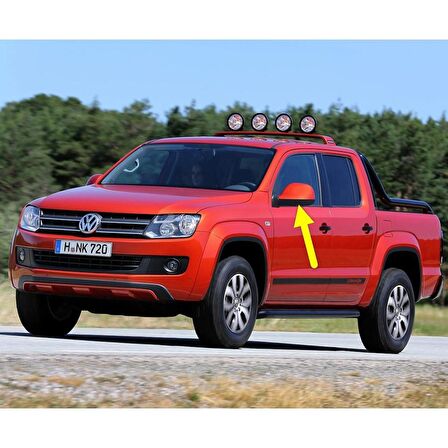VW Amarok 2010-2022 Sol Dış Dikiz Ayna Alt Kapağı Siyah 2H0857603D