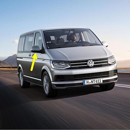 VW Caravelle 2015-2019 Sağ Yan Dış Ayna Alt Kapağı Siyah 7E1857604B