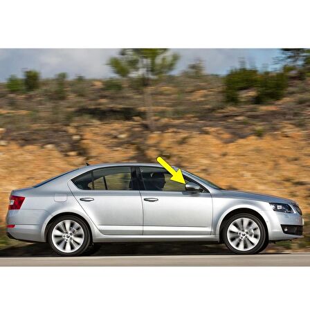 Skoda Octavia 3 A7 2013-2017 Sağ Dış Dikiz Aynası Çerçevesi 5E0857532