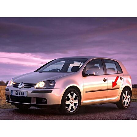 VW Golf 5 2004-2008 Sol Arka Kapı Bandı Çıtası Kuşağı 1K4853753
