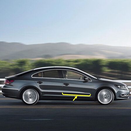 VW Passat CC 2013-2017 Sağ Ön Kapı Çıtası Kromaj 3C8853072B