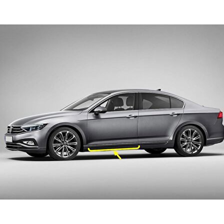 VW Passat B8.5 2020-2022 Sol Ön Kapı Bandı Çıtası Kromaj 3G0853331A