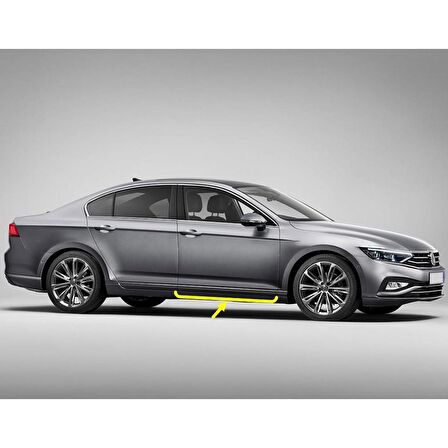 VW Passat B8.5 2020-2022 Sağ Ön Kapı Bandı Çıtası Kromaj 3G0853332A