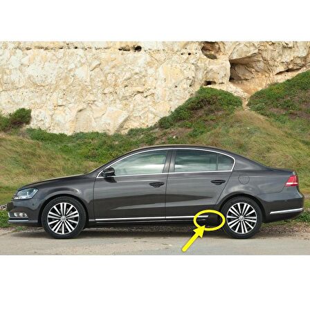 VW Passat B7 2011-2014 Yan Marşpiyel Sol Arka Uzatması 3AA853897C