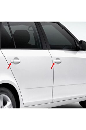 Seat Altea Xl 2008-2015 Uyumlu  Ön Arka Sağ Sol Dış Kapı Açma Kolu Kapağı Bademi 3b4839879a (1 Adet)
