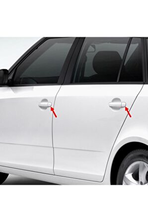 Seat Altea Xl 2008-2015 Uyumlu  Ön Arka Sağ Sol Dış Kapı Açma Kolu Kapağı Bademi 3b4839879a (1 Adet)