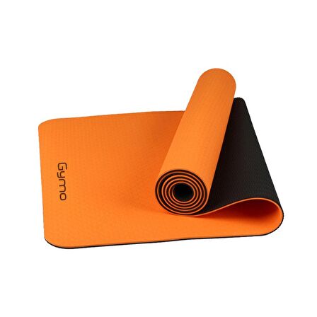 Gymo Ekolojik 6mm TPE Yoga Matı Pilates Minderi Turuncu