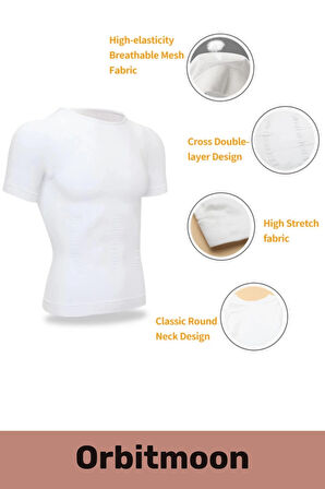 Yeni Ürün Bel Göğüs Dik Duruş Jinekomasti Toparlayıcı Erkek Extra Göbek Sıkılaştırıcı Korse Atlet