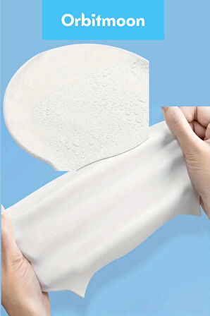 Yeni Seri Kaymaz Su Geçirmez Sızdırmaz Silikon Yüzücü Elastik Yüzme Şapkası Havuz Deniz Bonesi