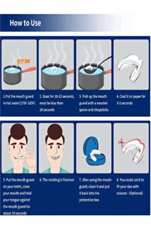 Premium Özel Seri Gece Plağı Çene Diş Sıkma Gıcırdatma Önleyici Koruyucu Diş Aparatı 5 Adet