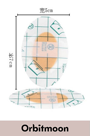 Premium Üretim Su Kaçırmaz Yumuşak Güvenli Bebek Banyo Kulak Koruyucu Şeffaf Bant 50 Adet