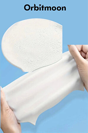 Yeni Seri Kaymaz Su Geçirmez Sızdırmaz Silikon Yüzücü Elastik Yüzme Şapkası Havuz Deniz Bonesi