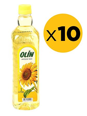 Olin Pet Ayçiçek Yağı 10x1 lt 