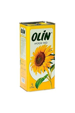 Olin Rafine Ayçiçek Yağı 5 lt Teneke