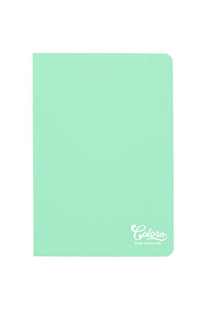 Colors A5 60 Yaprak ÇİZGİLİ Karton Kapak Yeşil