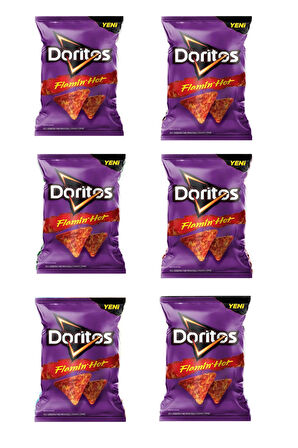 Doritos Acı Biberli - Peynirli Mısır Cipsi 6x102 gr 