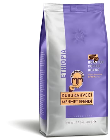 Kurukahveci Mehmet Efendi Ethiopian Çekirdek Kahve 500 gr