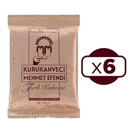 Mehmet Efendi 100 gr 6'lı Türk Kahvesi