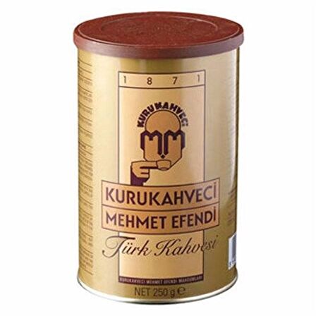 Sade Öğütülmüş Türk Kahvesi Silindir Kutu 250 gr