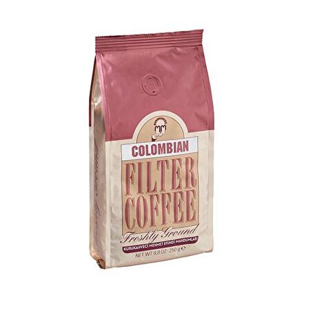 Colombian Orta Sert İçim Öğütülmüş Colombia Filtre Kahve 250 gr