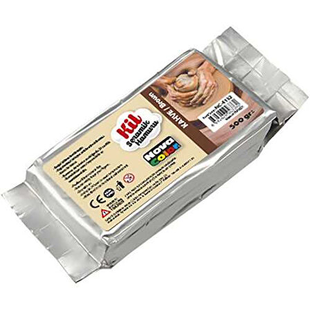 Nova Color Seramik Hamuru Kil 500 Gr Kahve - 3 adet