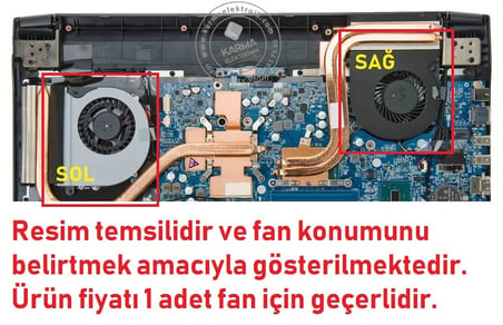 Monster 6-31-n5502-102-1, DFS551205WQ0T Fan - 3Pin (1 Adet) / Sağ - FAN-359