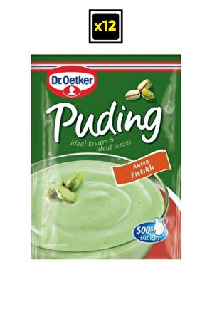 Dr. Oetker Antep Fıstıklı Puding 12 Adet