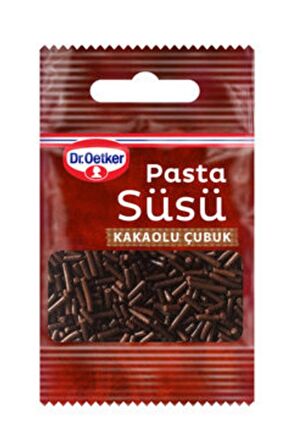 Dr. Oetker Dekor Pasta Süsü Kakaolu Çubuk 10 gr