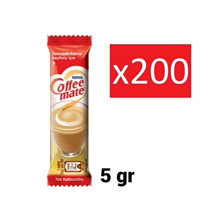 Nestle Coffee Mate 5 gr x 200 adet Kahve Kreması