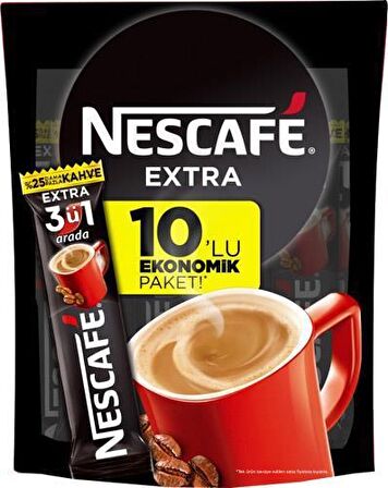 Nescafe 3'ü 1 Arada 100 gr 10'lu Hazır Kahve