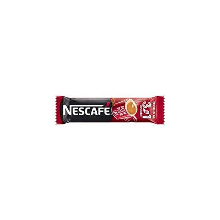 Nescafe 3'ü 1 Arada Sade 17.5 gr Paket 