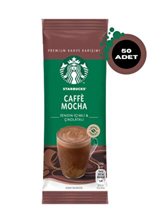 Starbucks Caffe Mocha Premium Kahve Karışımı 22 Gr X 50 Adet 