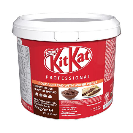 Nestle Kitkat Prefosyonel Spread 3 kg Sürülebilir Çikolata 