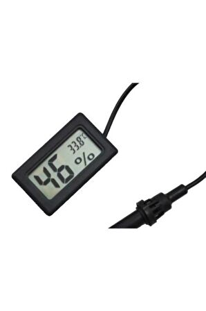 Digital Nem Ve Isı Ölçer Problu Ve 12 V Kuluçka Termostat