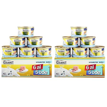 Gourmet Ton Balıklı Kedi Yaş Mama 85 Gr 12 Al 10 Öde