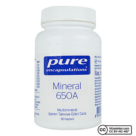 Mineral 650A 90 Kapsül - AROMASIZ