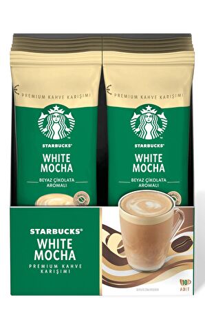 Starbucks White Mocha Premium Kahve Karışımı 24 Gr X 10 Adet