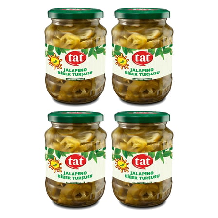 Tat Jalapeno Biber Turşusu 330 ml 4 lü