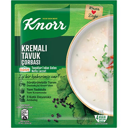 KNORR ÇORBA KREMALI TAVUK 65 GR X 12 ADET