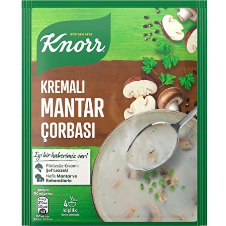 KNORR ÇORBA KREMALI MANTAR 63 GR X 12 ADET