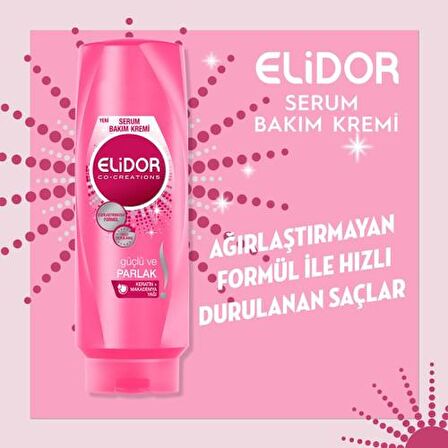 Elidor Saç Bakım Kremi Güçlü ve Parlak 500 ml