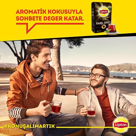 Lipton Earl Grey Bergamot Dökme Siyah Çay 3x1000 gr 