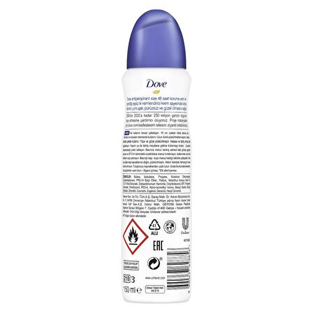 Dove Kadın Deodorant Original 150 ML - 6'lı Avantaj Paketi