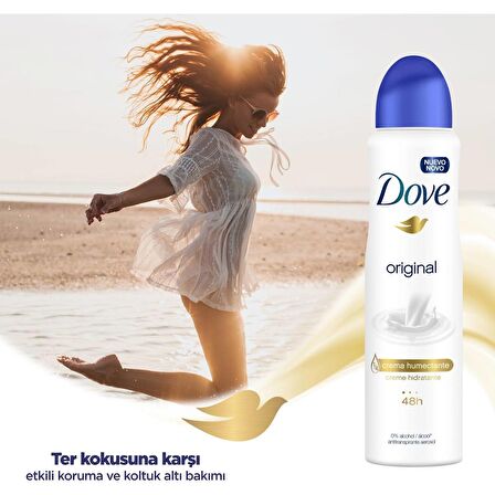 Dove Kadın Deodorant Original 150 ML - 6'lı Avantaj Paketi