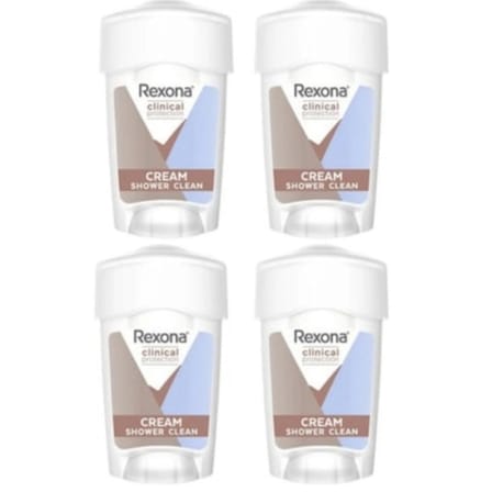 Rexona Clinical Protection Kadın Stick Deodorant Shower Clean 45 ml x 4 Adet
