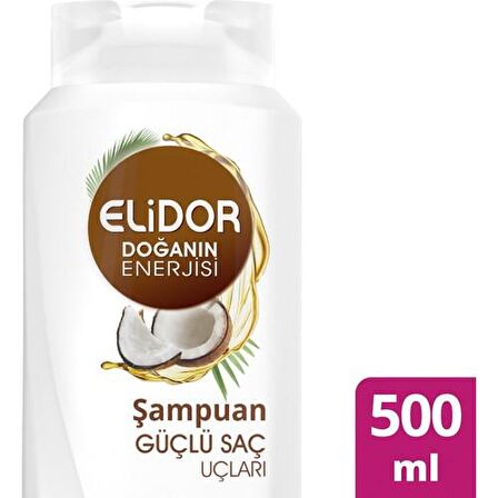 Elidor Doğanin Enerjisi Normal Saçlar İçin Güçlendirici Hindistan Cevizi Özlü Şampuan 500 ml
