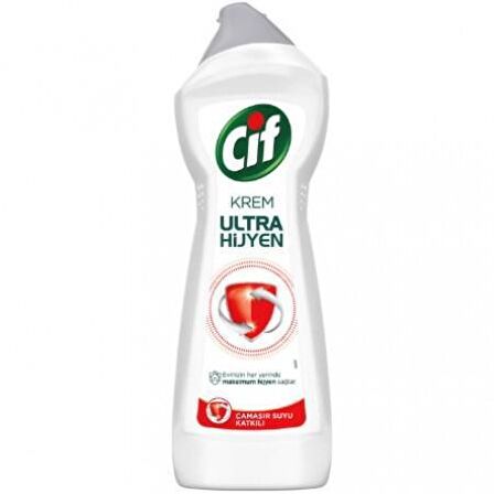 Cif Ultra Hijyen Çamaşır Suyu Etkili Mutfak ve Banyo Temizleyici Krem 675 ml